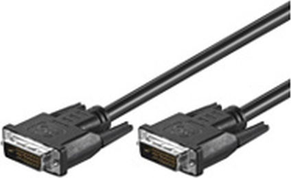Goobay 15m DVI-D male to DVI-D male Cable Black (93951)