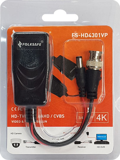 Folksafe FS-HD4301VP Video-Balun für CCTV-Systeme FS-HD4301VP