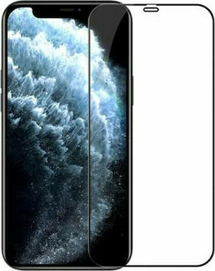 Full Glue Full Face Tempered Glass Μαύρο (iPhone 12 / 12 Pro)