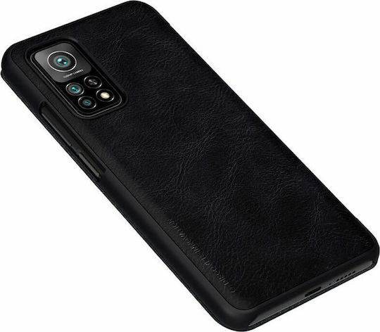 Nillkin Qin Buchen Sie Synthetisches Leder Schwarz (Xiaomi Mi 10T / Mi 10T Pro)