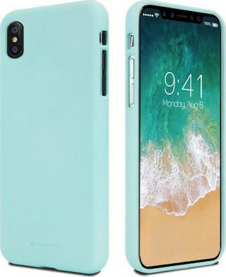 Mercury Soft Feeling Silicone Back Cover Green (iPhone X / Xs)