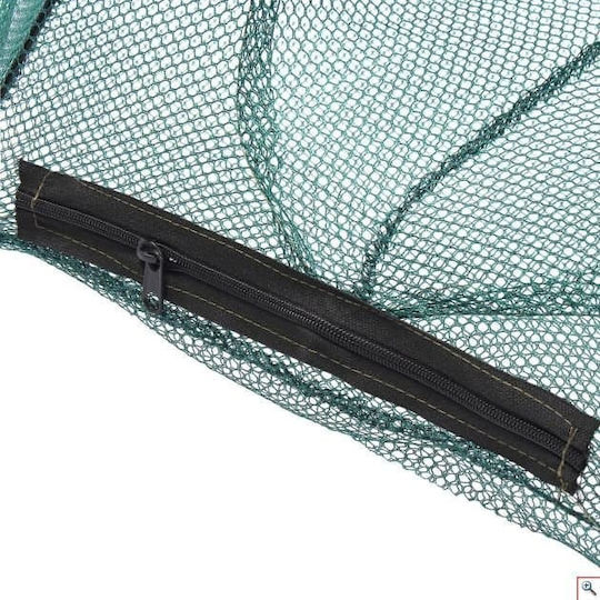 Tpster Foldable Fishing Trap with 6 Entries Diameter 90cm Length 90cm