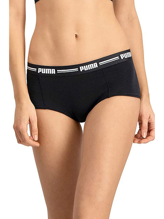 Puma Γυναικεία Boxer 2Pack Μαύρα