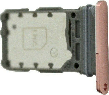Samsung Βάση Κάρτας Sim Ροζ για Galaxy S21 5G