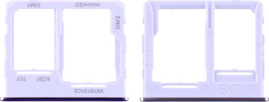 Samsung Βάση Κάρτας Sim & SD Μωβ για Galaxy A32 5G