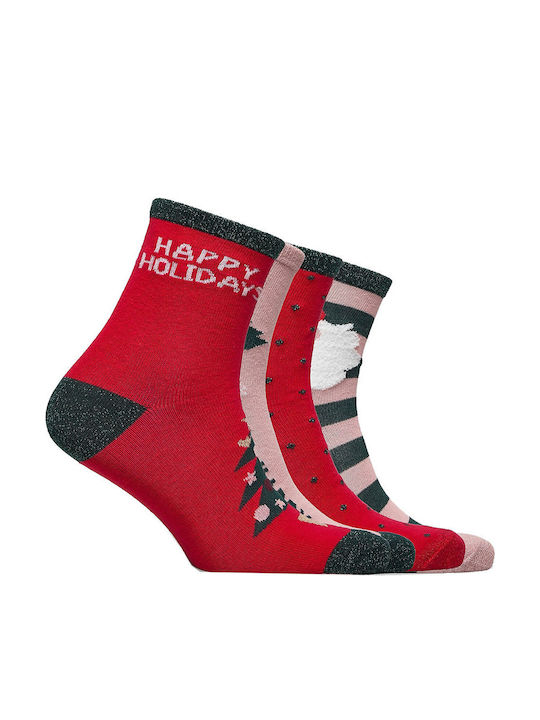 Vero Moda Gift Box Christmas Women's Christmas Socks Multicolour 4Pack Vero Moda Gift Box Christmas Women's Christmas Socks Multicolour 4Pack