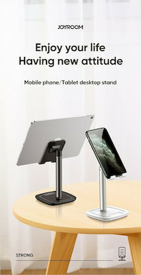 Joyroom JR-ZS203 Ρυθμιζόμενη Desk Stand for Mobile Phone in Black Colour