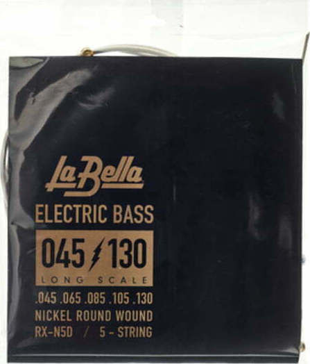 La Bella Rx Nichel Wound Set Corzi Pentru Bas 45 - 130 5-Corzi