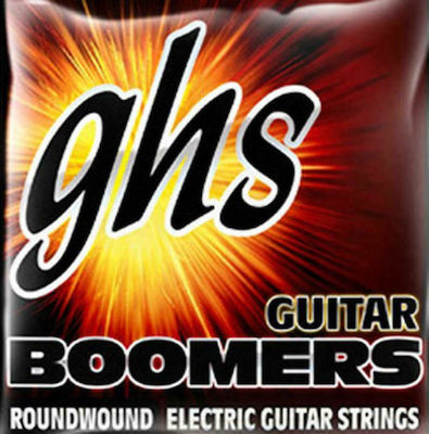 GHS Strings Set Oțel placat cu nichel de Corzi pentru Chitară electrică Boomers 6-String Mediu 11 - 50" CΒ-GΒΜ