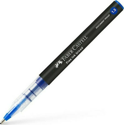 Faber-Castell Free Ink Pen Rollerball 1.5mm with Blue Ink Fine