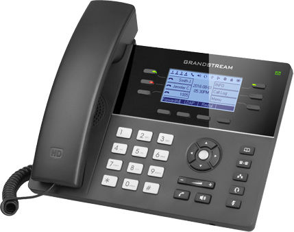 Grandstream GXP1760W Ενσύρματο Τηλέφωνο IP 6 γραμμών Μαύρο