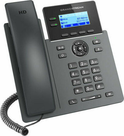 Grandstream GRP2602 Ενσύρματο Τηλέφωνο IP 4 γραμμών Μαύρο