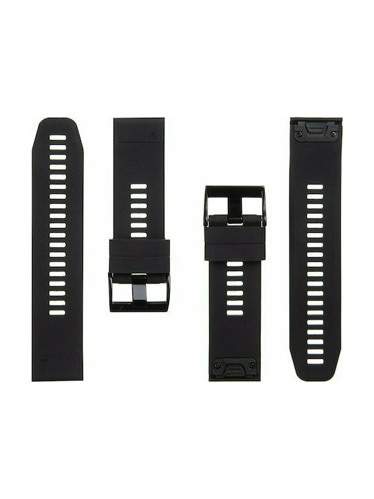 Tactical 668 Curea Neagră (Fenix 3 / 5X / 5X Plus / 6X / 6X Pro / 7X / 7X Pro / 8 (51mm))