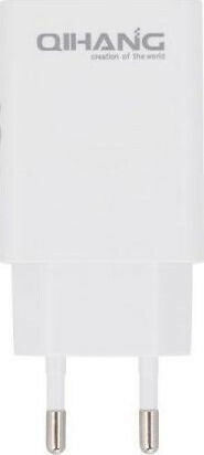 QIHANG Charger with USB-A Port and Cable USB-C Whites (Z46)