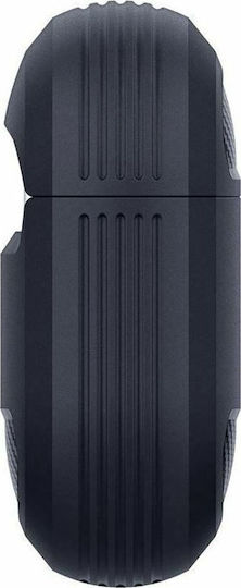 Spigen Rugged Armor Silicone Case with Keychain Charcoal Grey for Apple AirPods 3