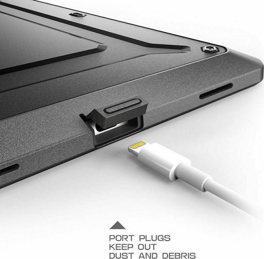 Supcase Unicorn Beetle Pro Back Cover Ανθεκτική Μαύρη (iPad Pro 2021 12.9")