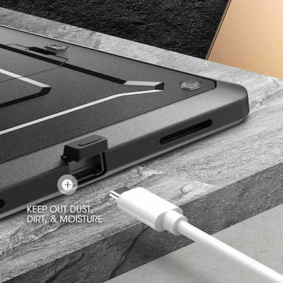 Supcase Unicorn Beetle Pro Back Cover Πλαστικό Μαύρο (iPad Pro 2021 12.9")