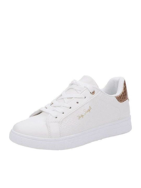 BY-0351 Γυναικεία Sneakers Λευκά