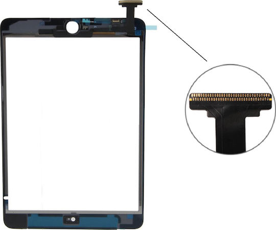 Mecanism tactil de Înlocuire negru (iPad mini 3)