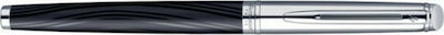 Waterman Hemisphere Privee Stift Rollerball mit Blau Tinte Deluxe Schwarz CT