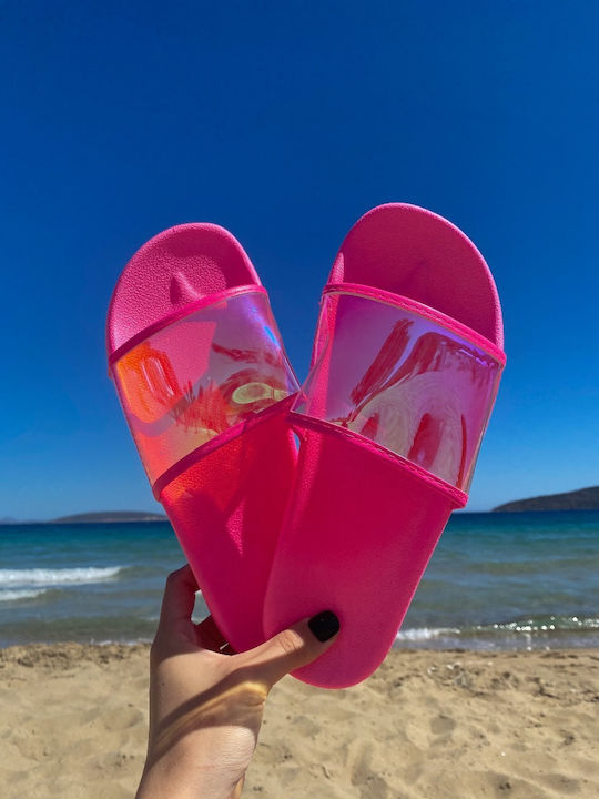 1288-0123 Women's Slides Fuchsia