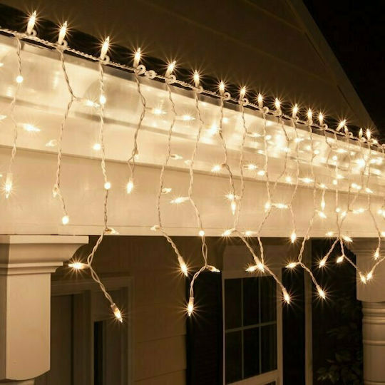 70 Λαμπάκια LED 3μ. Θερμό Λευκό τύπου Κουρτίνα