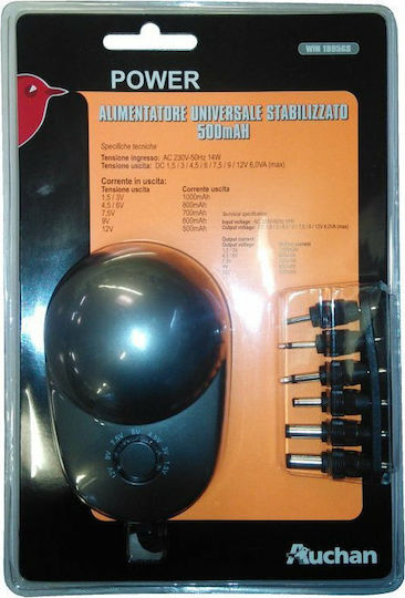 DM Pro Adaptor Universal De Alimentare 1.5 Până La 12V 0.8A Cu Putere 9.6W (WIN-1928GS)