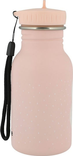 Trixie Kids Water Bottle Stainless Steel with Straw Non Spill Blue 350ml