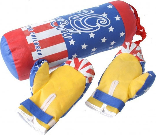 Johntoy Indoor Sports Toy Boxing Bag with Gloves