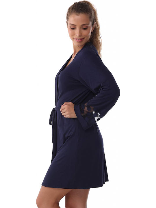 Bonatti Winter Women's Robe Navy Blue Indira