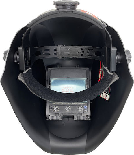 CET Τiger-601i Welding Helmet with 100x60mm Visual Field Silver