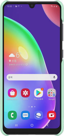 Samsung Umschlag Rückseite Kunststoff Mint (Galaxy A31)