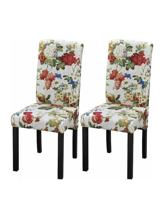 Dining Room Fabric Chair 42x55.5x96cm 2pcs