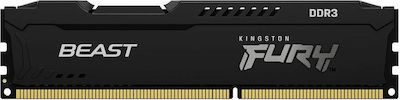 Kingston Fury Beast 16GB DDR3 RAM mit 2 Modulen (2x8GB) und Geschwindigkeit 1866 für Schreibtisch