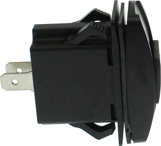 Φορτιστής Μοτοσυκλέτας 3.1A με Θύρες: 2xUSB με Κόκκινο Φωτισμό