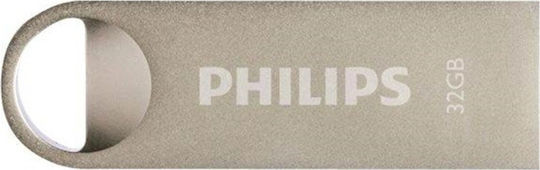 Philips Moon 32GB USB 2.0 Stick Silver