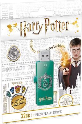 Emtec M730 Harry Potter Slytherin 32GB USB 2.0 Stick Πράσινο