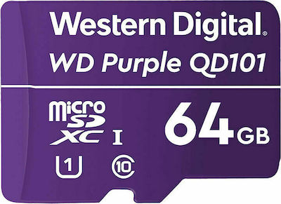 Western Digital Purple microSDXC 64GB Klasse 10 U1 UHS-I