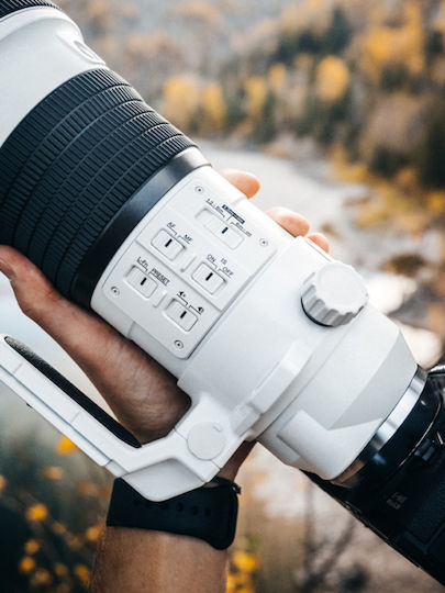Olympus Format mediu Obiectiv Foto M.Zuiko ED 150-400mm F4.5 TC1.25x IS PRO Super teleobiectiv pentru Montura Micro Patru Treimi (MFT) White