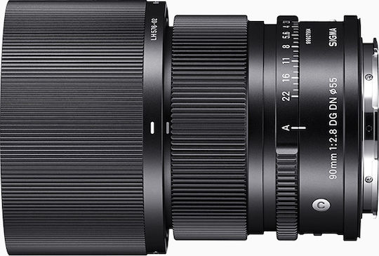 Sigma Voller Rahmen Kameraobjektiv 90mm F/2.8 DG DN Contemporary Teleobjektiv für Leica L Mount Black