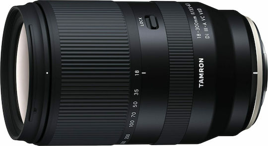 Tamron Crop Φωτογραφικός Φακός 18-300mm F/3.5-6.3 Di III-A VC VXD Super Telephoto για Sony E Mount Μαύρος