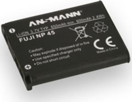Ansmann Μπαταρία Φωτογραφικής Μηχανής A-Fuj NP 45 Ιόντων-Λιθίου (Li-ion) 650mAh Συμβατή με Fujifilm
