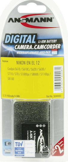 Ansmann Camera Battery A-Nik EN EL 12 5044483 Lithium Ion (Li-Ion)