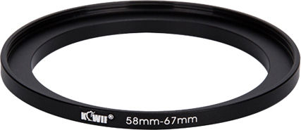 KIWIfotos Step Up Ring 58mm-67mm Ring Adapter