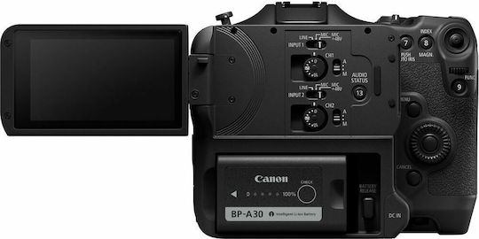 Canon Βιντεοκάμερα EOS C70 RF Body 4K DCI @ 120fps Αισθητήρας CMOS Αποθήκευση σε Κάρτα Μνήμης με Οθόνη Αφής 3.5" και HDMI