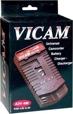 Μονός Φορτιστής Μπαταρίας Vicam ADV 486 Universal Συμβατότητα