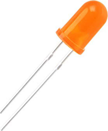LED Λαμπάκι Πορτοκαλί 1τμχ RL50-HO313