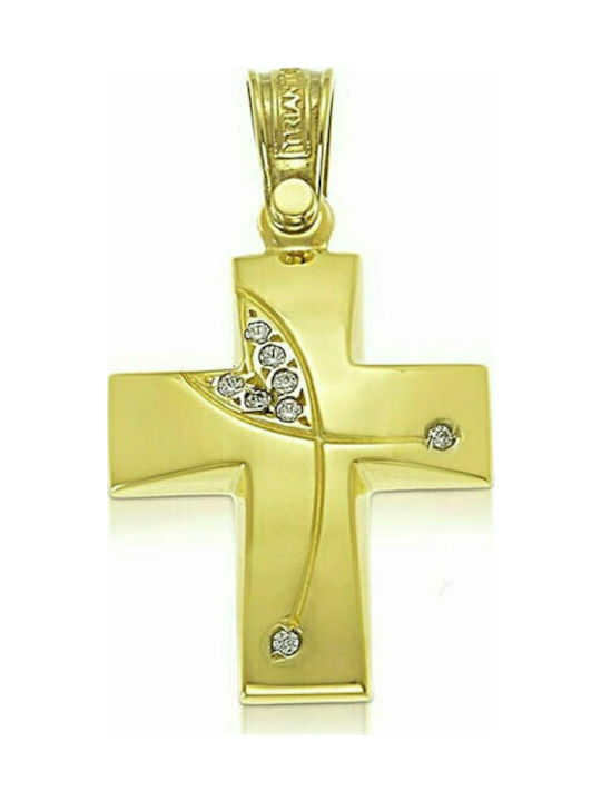 Triantos Gold Cross 14K