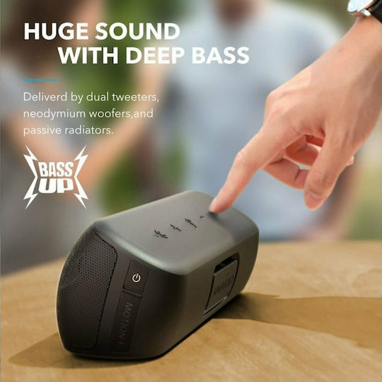 Soundcore by Anker Motion+ Impermeabil Boxă Bluetooth 30W cu Durată de Baterie până la 12 ore Negru