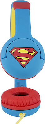 OTL Premium Junior Superman Man Of Steel Ενσύρματα Over Ear Παιδικά Ακουστικά Πολύχρωμα